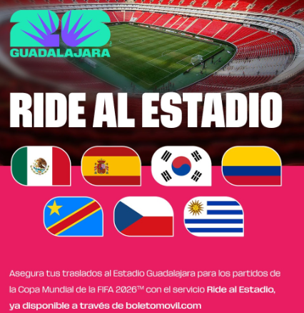 Shuttle Ride al Estadio — doprava na Estadio Akron